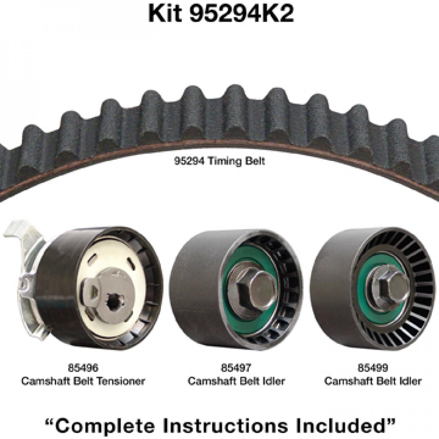 Dayco 95294K2 - Engine Timing Belt Kit Dayco 95294K2 Engine Timing Belt Component Kit product image 1 of 1