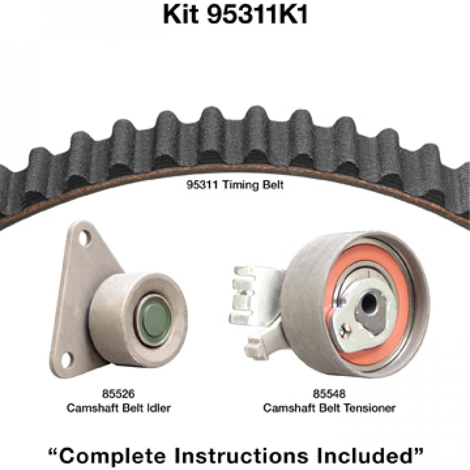 Dayco 95311K1 - Engine Timing Belt Kit Dayco 95311K1 Engine Timing Belt Component Kit product image 1 of 1