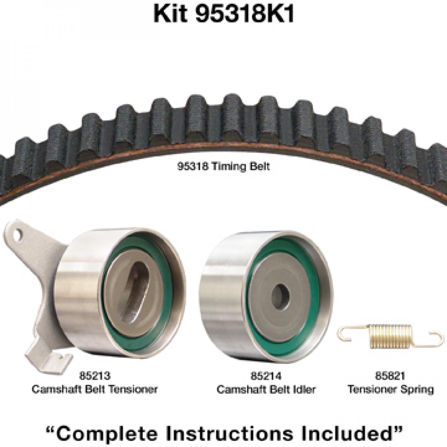 Dayco 95318K1 - Engine Timing Belt Kit Dayco 95318K1 Engine Timing Belt Component Kit product image 1 of 1