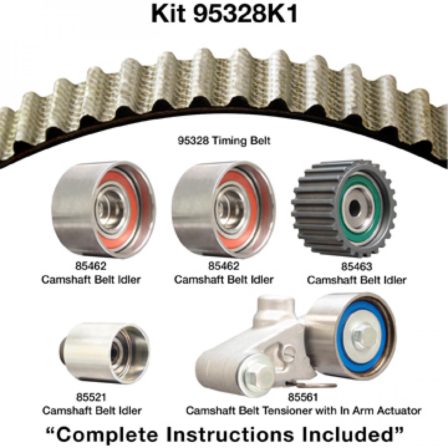 Dayco 95328K1 - Engine Timing Belt Kit Dayco 95328K1 Engine Timing Belt Component Kit product image 1 of 1