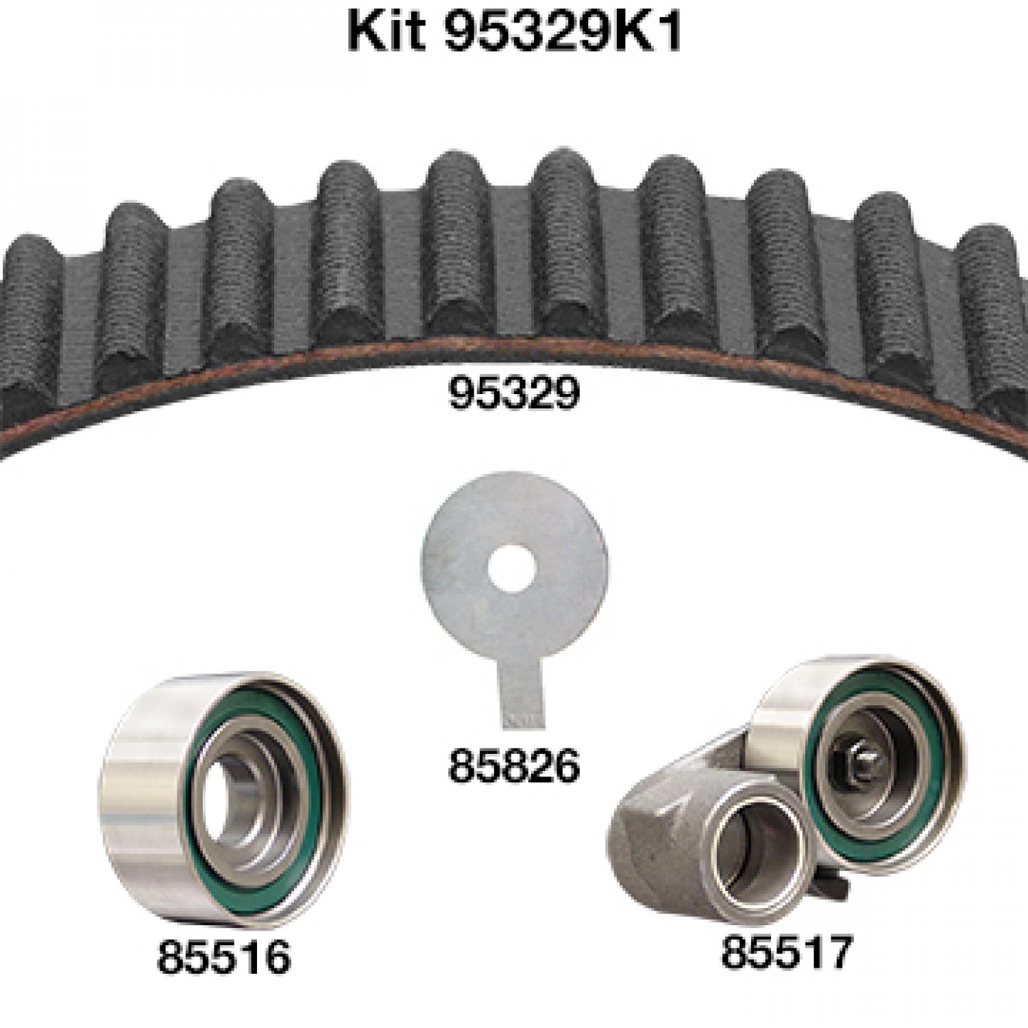 Dayco 95329K1 - Engine Timing Belt Kit Dayco 95329K1 Engine Timing Belt Component Kit product image 1 of 1
