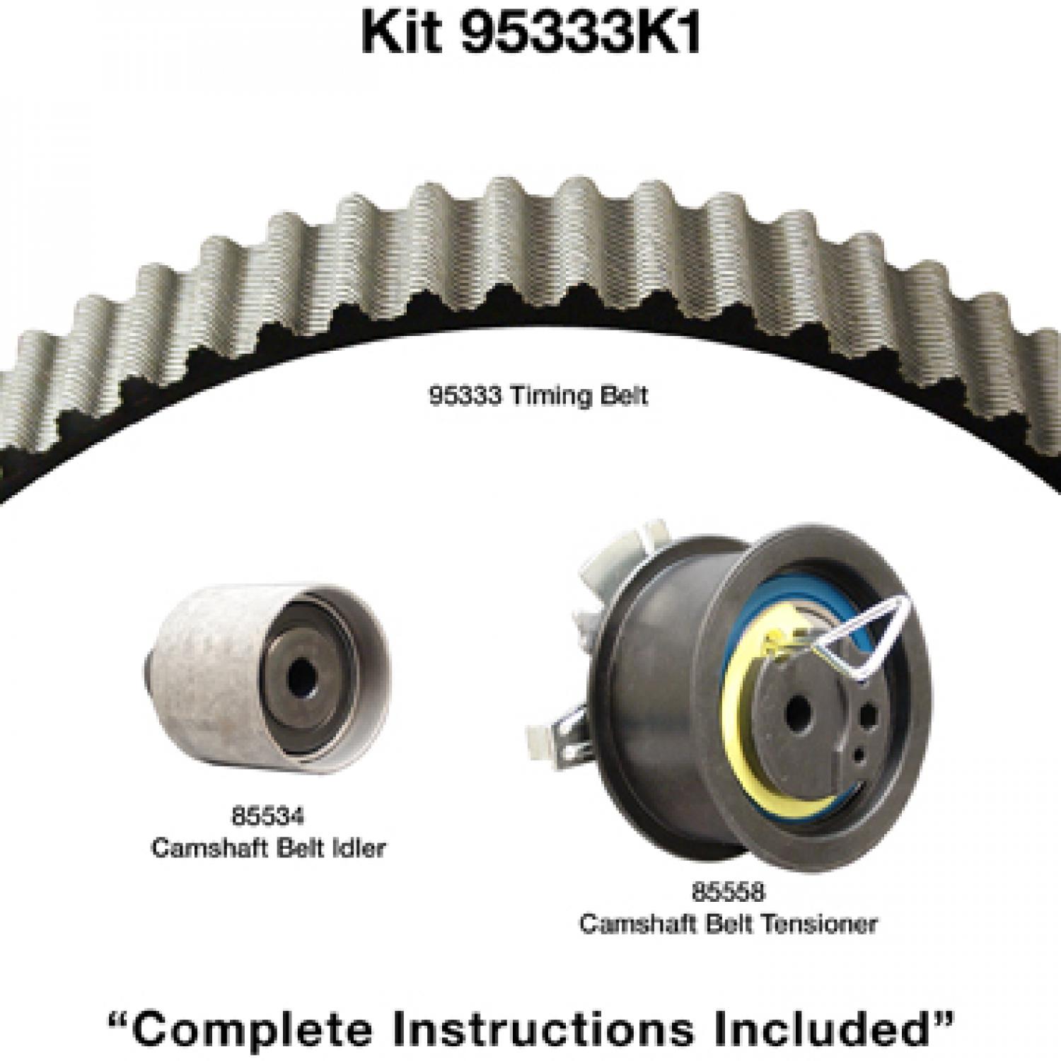 Dayco 95333K1 - Engine Timing Belt Kit Dayco 95333K1 Engine Timing Belt Component Kit product image 1 of 1