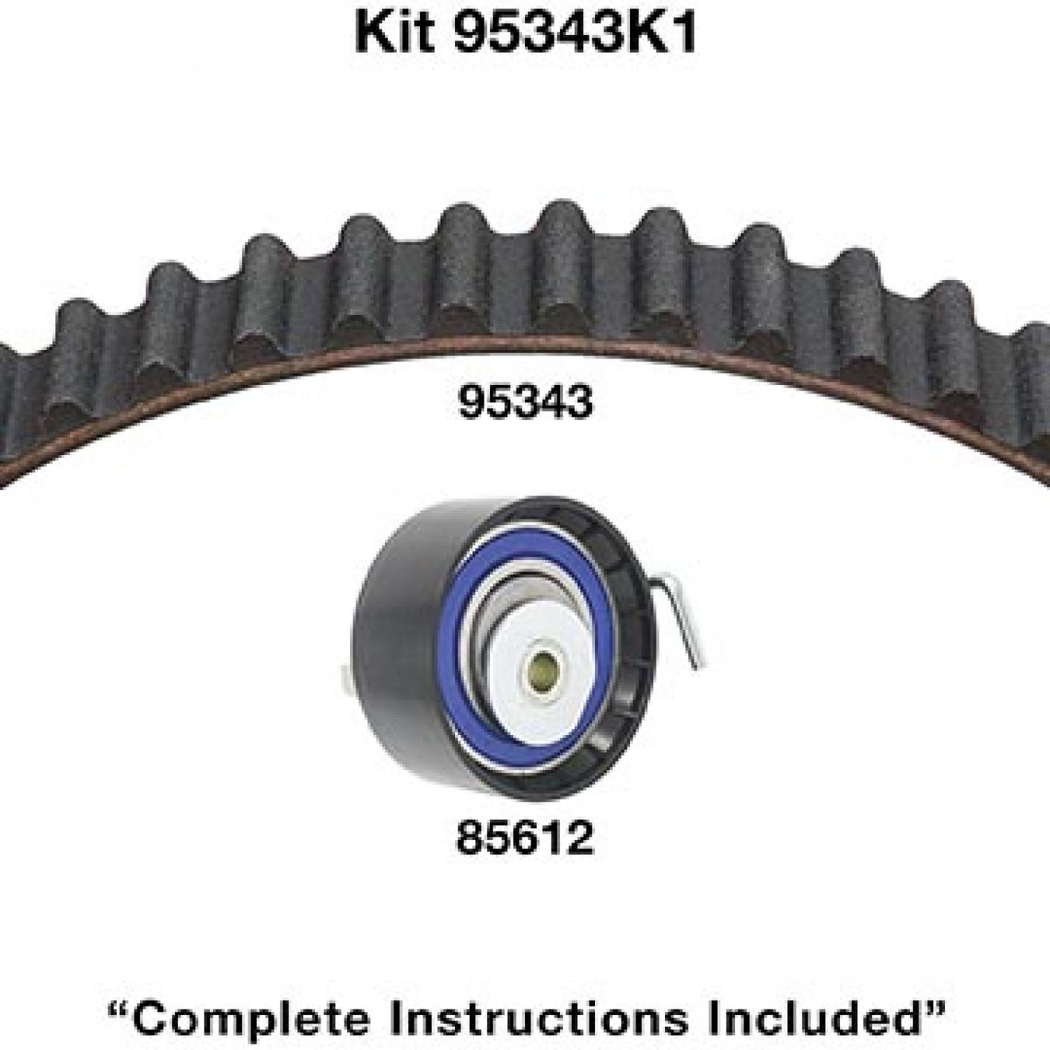 Dayco 95343K1 - Engine Timing Belt Kit Dayco 95343K1 Engine Timing Belt Component Kit product image 1 of 1
