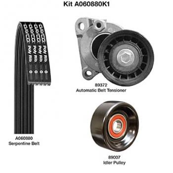 2008 Ford Fusion Serpentine Belt Drive Component Kit Main Drive Dayco A060880K1 image 1 of 1