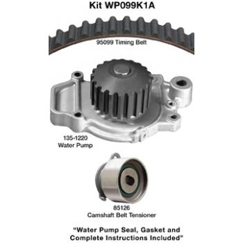 1984 Honda Civic Engine Timing Belt Kit with Water Pump
