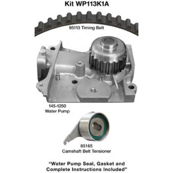 1986 Mazda B2000 Engine Timing Belt Kit with Water Pump