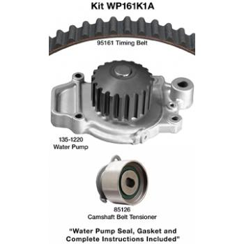 1987 Honda Civic Engine Timing Belt Kit with Water Pump Dayco WP161K1A image 1 of 1