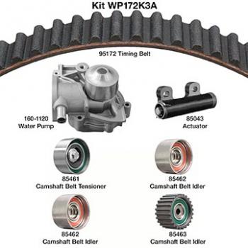 1994 Subaru Legacy Engine Timing Belt Kit with Water Pump Dayco WP172K3A image 1 of 1