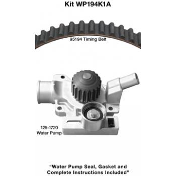 1996 Mercury Tracer Engine Timing Belt Kit with Water Pump Dayco WP194K1A image 1 of 1