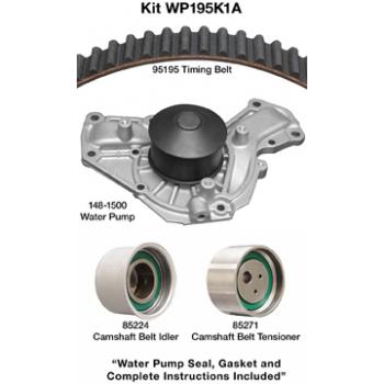 1992 Mitsubishi 3000GT Engine Timing Belt Kit with Water Pump Dayco WP195K1A image 1 of 1