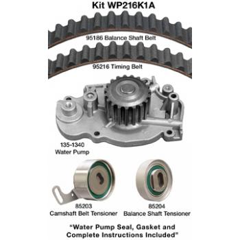 1996 Honda Prelude Engine Timing Belt Kit with Water Pump Dayco WP216K1A image 1 of 1