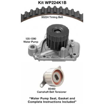 2000 Honda Civic Engine Timing Belt Kit with Water Pump Dayco WP224K1B image 1 of 1