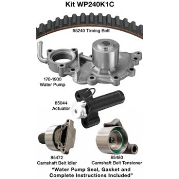 1995 Toyota Pickup Engine Timing Belt Kit with Water Pump Dayco WP240K1C image 1 of 1
