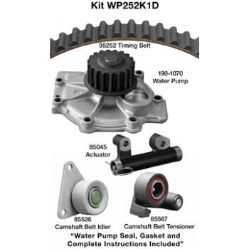 2004 Volvo C70 Engine Timing Belt Kit with Water Pump Dayco WP252K1D image 1 of 1