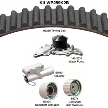 1999 Mitsubishi Montero Sport Engine Timing Belt Kit with Water Pump Dayco WP259K2B image 1 of 1