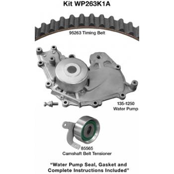 1997 Honda Accord Engine Timing Belt Kit with Water Pump Dayco WP263K1A image 1 of 1