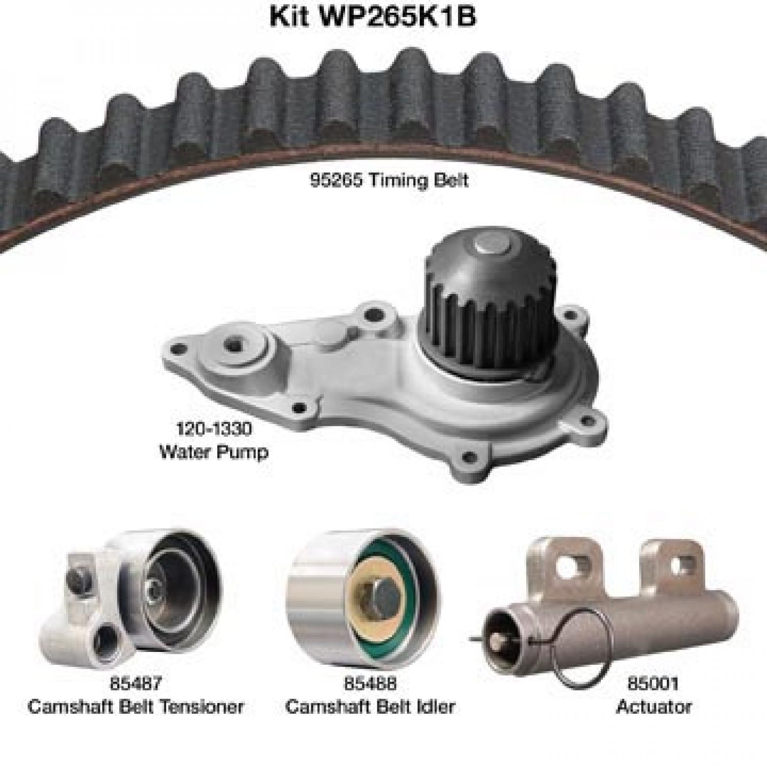 Dayco WP265K1B Engine Timing Belt Kit with Water Pump product image 1 of 1