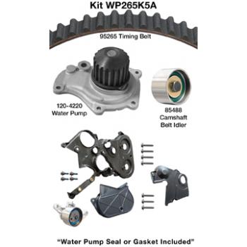 2002 Dodge Caravan Engine Timing Belt Kit with Water Pump Dayco WP265K5A image 1 of 1