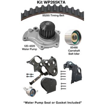 2002 Dodge Stratus Engine Timing Belt Kit with Water Pump Dayco WP265K7A image 1 of 1
