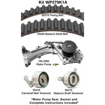 2001 Acura RL Engine Timing Belt Kit with Water Pump Dayco WP279K1A image 1 of 1