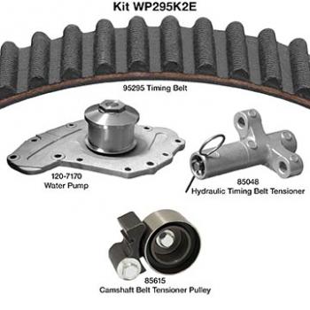 2008 Chrysler Pacifica Engine Timing Belt Kit with Water Pump Dayco WP295K2E image 1 of 1