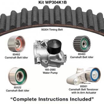 2005 Subaru Forester Engine Timing Belt Kit with Water Pump Dayco WP304K1B image 1 of 1