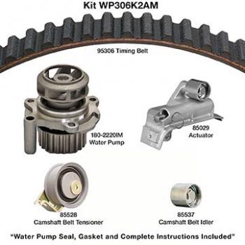 2004 Volkswagen Jetta Engine Timing Belt Kit with Water Pump Dayco WP306K2AM image 1 of 1