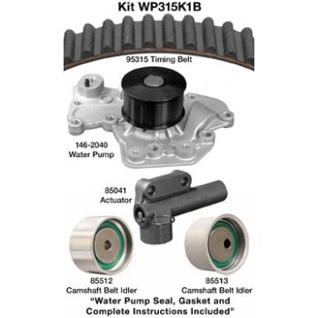 2008 Hyundai Tiburon Engine Timing Belt Kit with Water Pump Dayco WP315K1B image 1 of 1