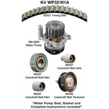 2004 Volkswagen Jetta Engine Timing Belt Kit with Water Pump Dayco WP321K1A image 1 of 1
