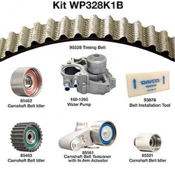 2013 Subaru WRX Engine Timing Belt Kit with Water Pump Dayco WP328K1B image 1 of 1