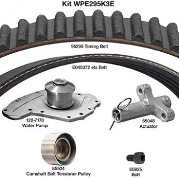 2011 Dodge Nitro Engine Timing Belt Kit with Water Pump Dayco WPE295K3E image 1 of 1