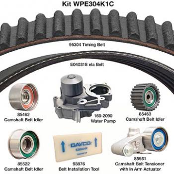 2011 Subaru Impreza Engine Timing Belt Kit with Water Pump Dayco WPE304K1C image 1 of 1