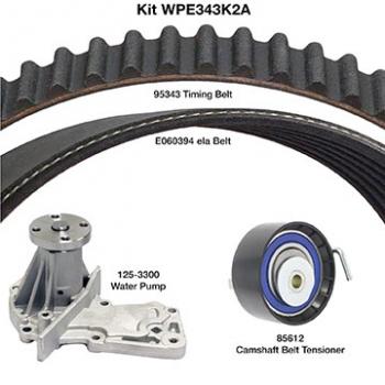 2014 Ford Fiesta Engine Timing Belt Kit with Water Pump Dayco WPE343K2A image 1 of 1