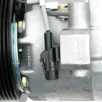 2008 Pontiac Vibe A/C Compressor Delphi CS20027 image 2 of 4