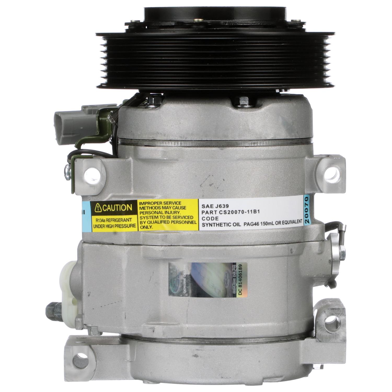 Delphi CS20070 - A/C Compressor Delphi CS20070 A/C Compressor product image 7 of 8