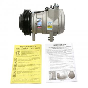 2008 Mitsubishi Raider A/C Compressor Delphi CS20106 image 4 of 4