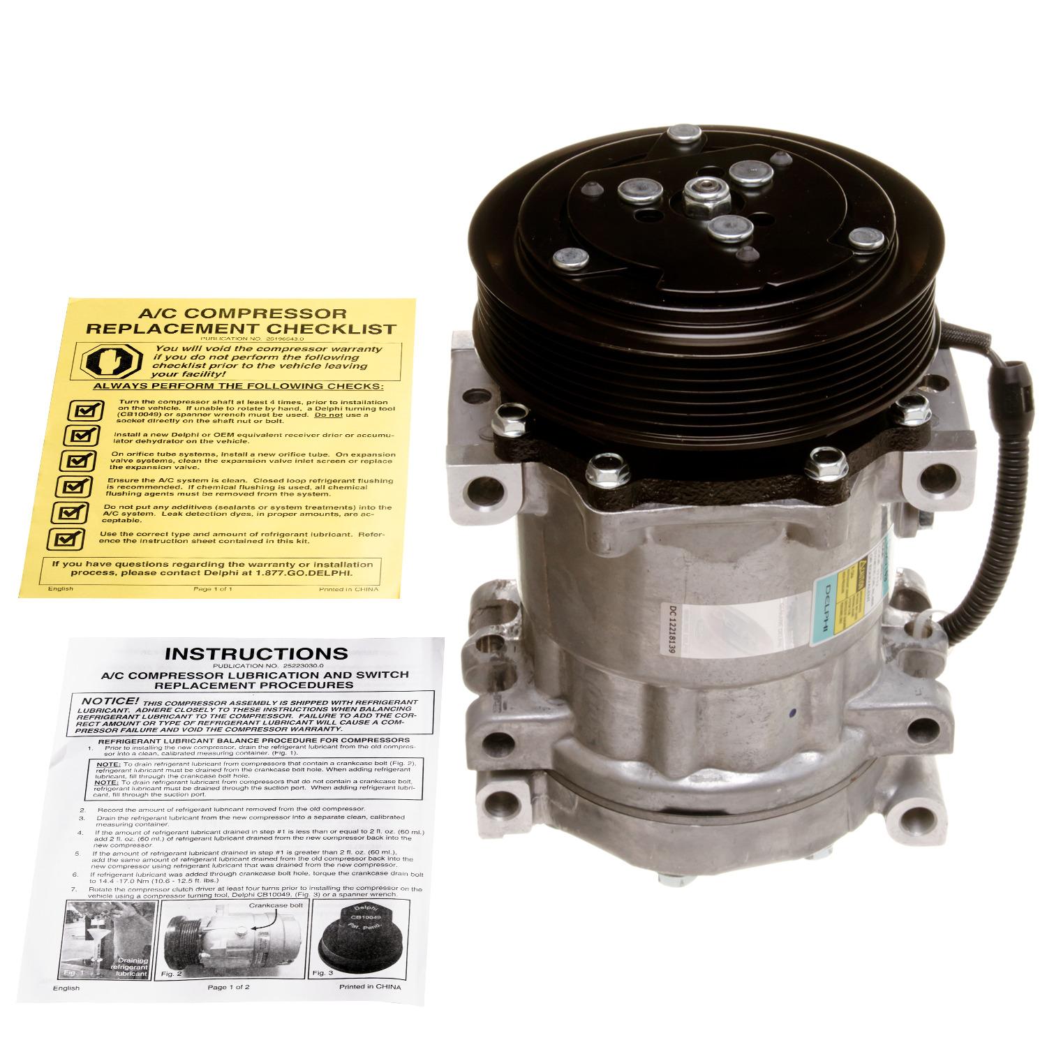 Delphi CS20149 A/C Compressor product image 5 of 7