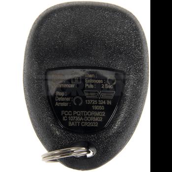 2009 GMC Acadia Remote Control Transmitter for Keyless Entry and Alarm System Dorman 13725 image 3 of 4