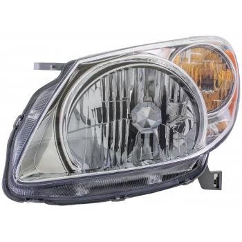 2006 Pontiac Vibe Headlight Assembly Left Dorman 1590976 image 3 of 4