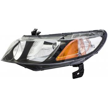 2011 Honda Civic Headlight Assembly Left Dorman 1591095 image 4 of 4