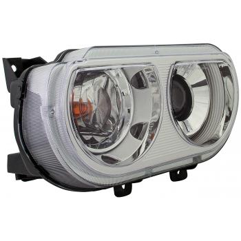 2010 Dodge Challenger Headlight Assembly Left Dorman 1592270 image 4 of 4