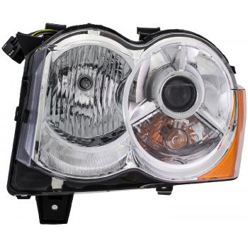 2008 Jeep Grand Cherokee Headlight Assembly Left Dorman 1592285 image 3 of 4