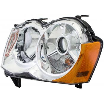 2008 Jeep Grand Cherokee Headlight Assembly Left Dorman 1592285 image 4 of 4
