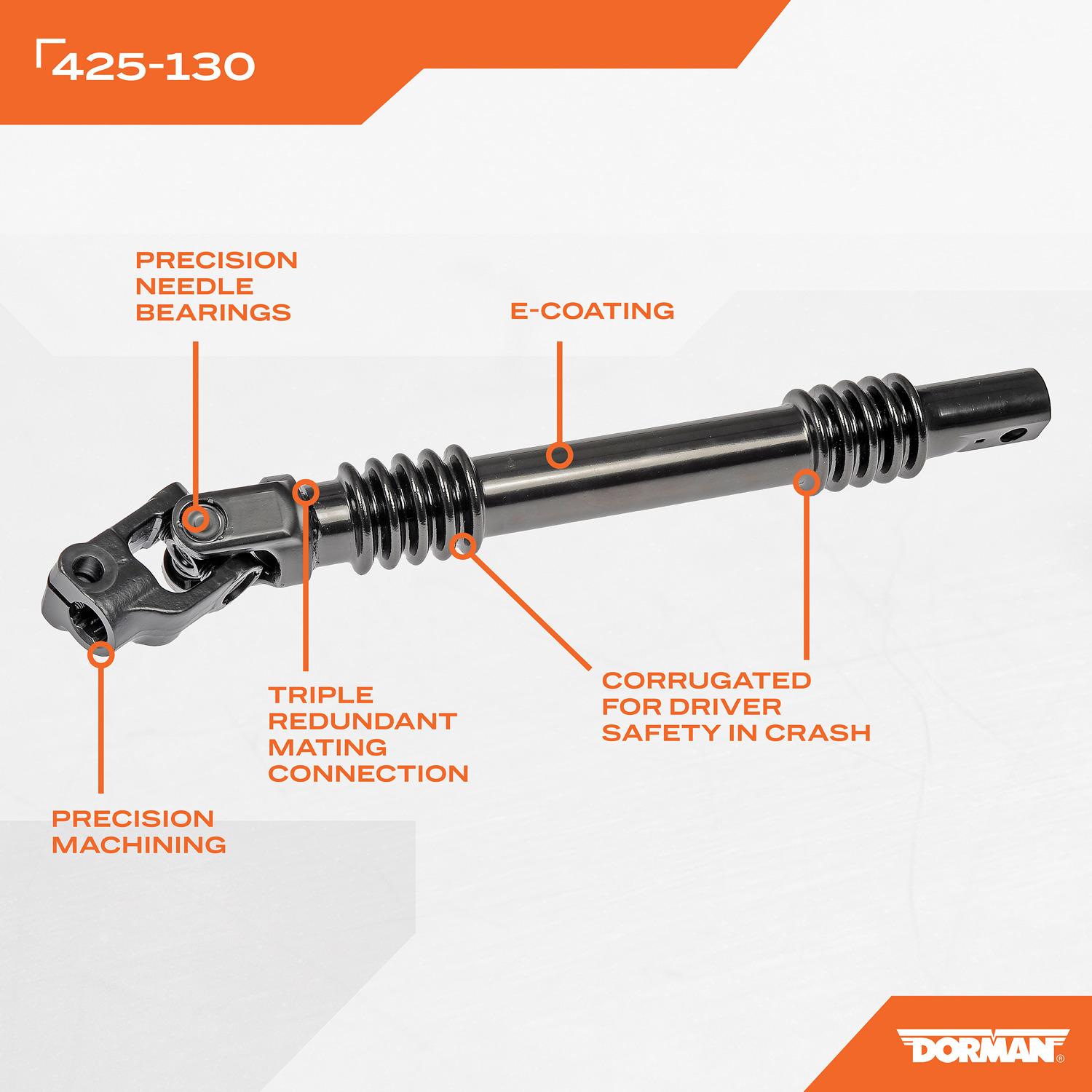 Dorman 425130 - Steering Shaft Dorman 425130 Steering Shaft product image 5 of 5