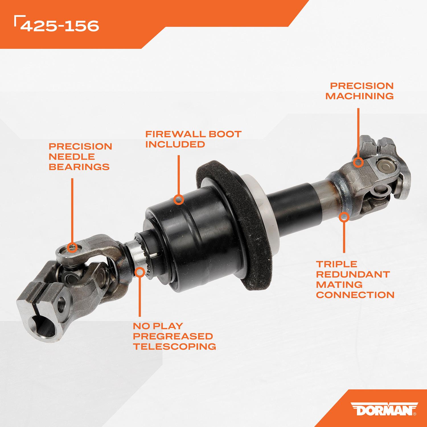Dorman 425156 - Steering Shaft Dorman 425156 Steering Shaft product image 5 of 5