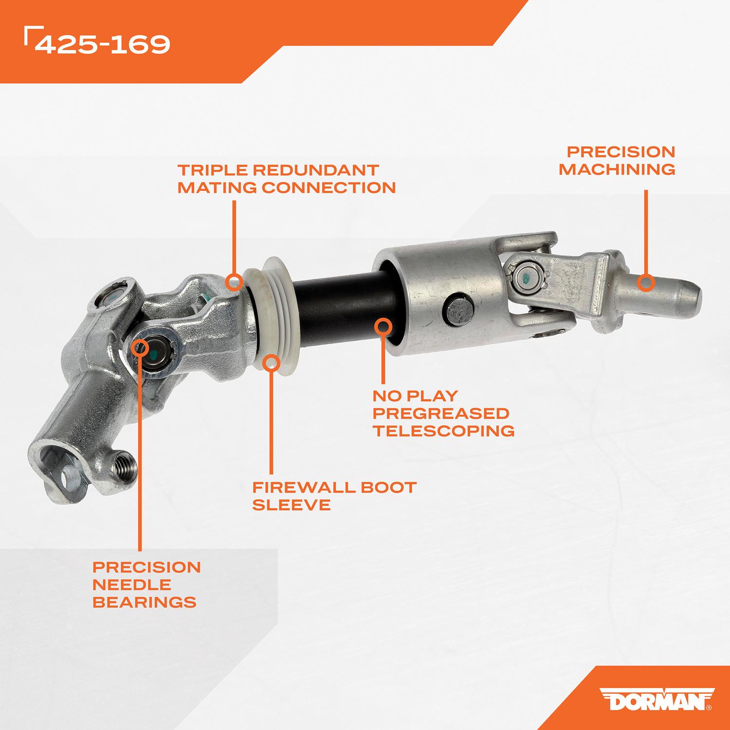 Dorman 425169 - Steering Shaft Dorman 425169 Steering Shaft product image 5 of 6