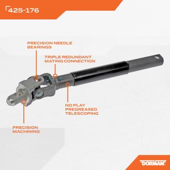 2002 Cadillac Escalade EXT Steering Shaft Upper Intermediate Dorman 425176 image 4 of 4