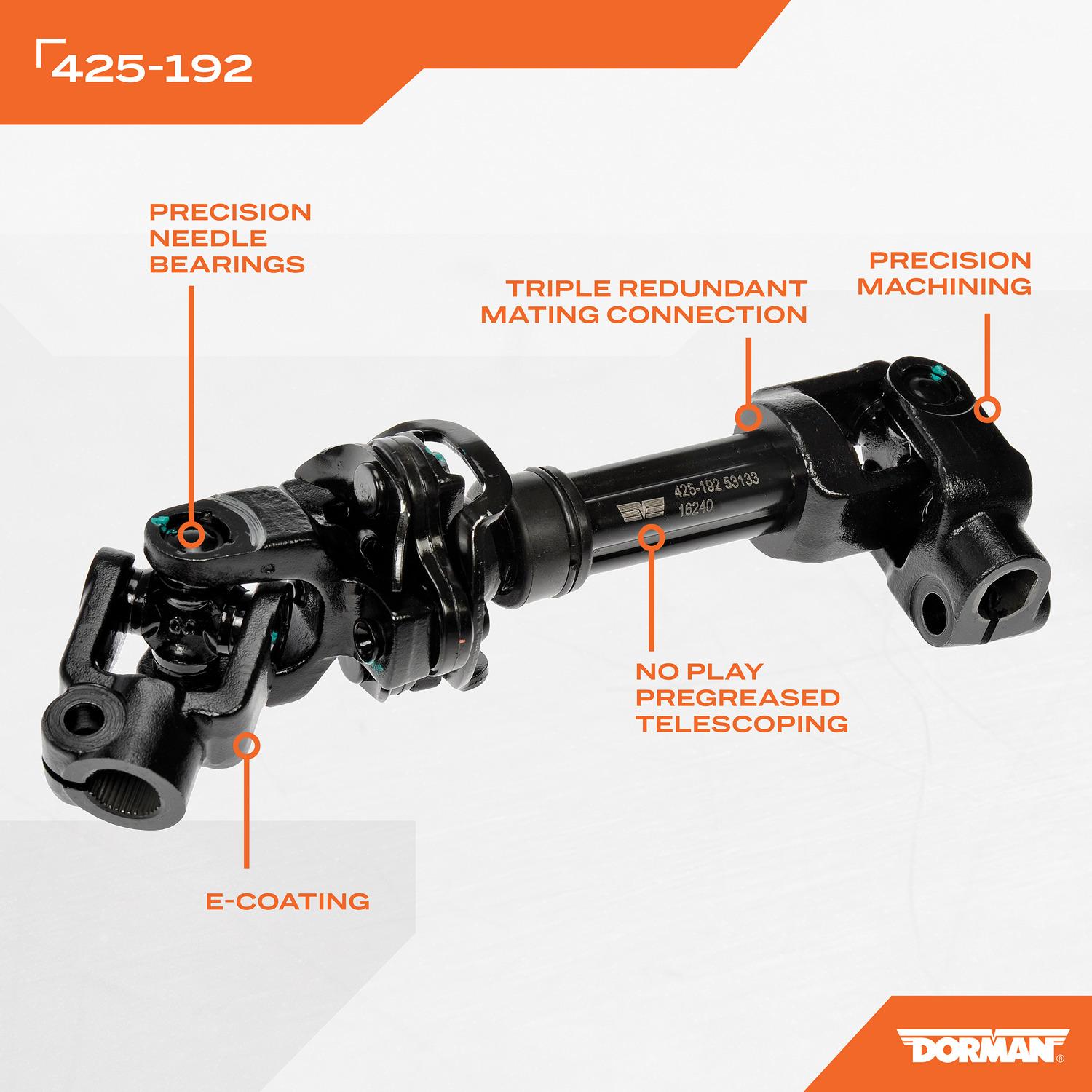 Dorman 425192 Steering Shaft product image 5 of 5