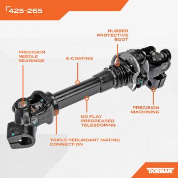 2000 Dodge Durango Steering Shaft Lower Dorman 425265 image 4 of 4
