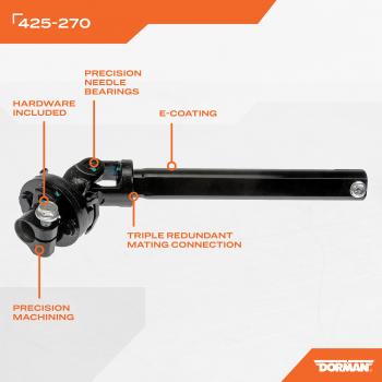 2007 Chrysler 300 Steering Shaft Lower Dorman 425270 image 3 of 3